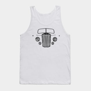 Riley Pathfinder 1950s British classic car minimal black Tank Top